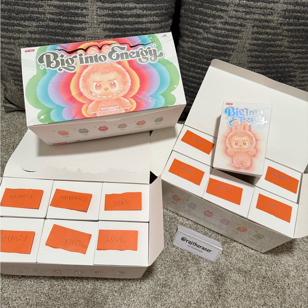 Pop Mart Labubu Big Into Energy Set (6 vinyl plush)